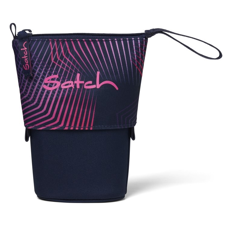 Mäppchen Pencil Slider Seismic Pink, Farbe: rosa/pink, Marke: Satch, EAN: 4057081203543, Abmessungen in cm: 17x19x7, Bild 1 von 4