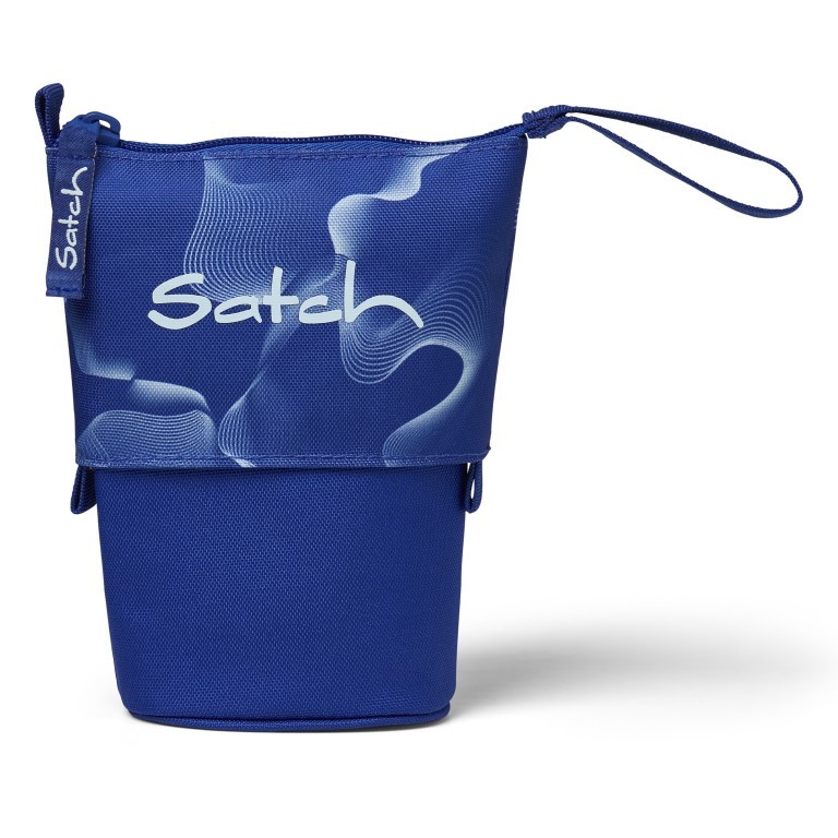 Mäppchen Pencil Slider Vibrant Blue, Farbe: blau/petrol, Marke: Satch, EAN: 4057081203598, Abmessungen in cm: 17x19x7, Bild 1 von 4