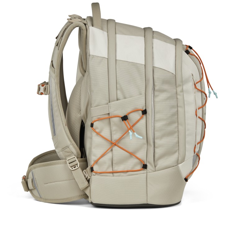 Rucksack Pack 2025 Sneaker Style Crossed Sand, Farbe: beige, Marke: Satch, EAN: 4057081202850, Abmessungen in cm: 30x45x27, Bild 4 von 9