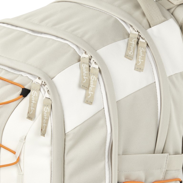 Rucksack Pack 2025 Sneaker Style Crossed Sand, Farbe: beige, Marke: Satch, EAN: 4057081202850, Abmessungen in cm: 30x45x27, Bild 9 von 9
