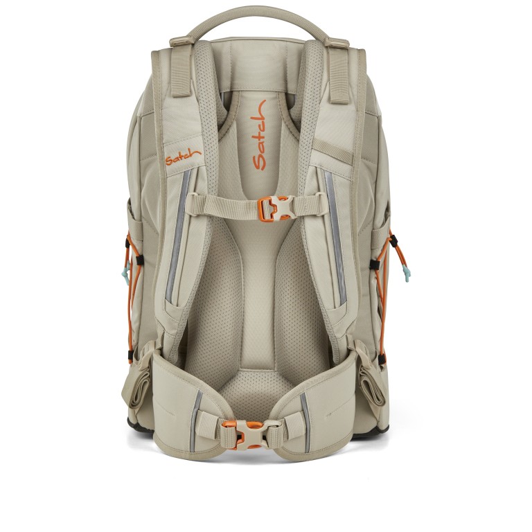 Rucksack Pack 2025 Sneaker Style Crossed Sand, Farbe: beige, Marke: Satch, EAN: 4057081202850, Abmessungen in cm: 30x45x27, Bild 5 von 9