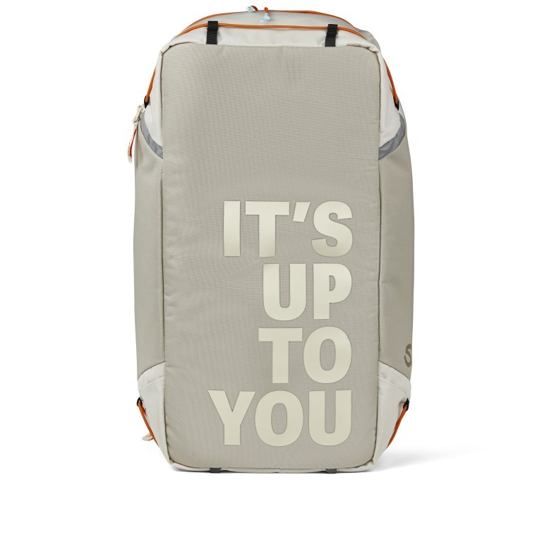 Sporttasche 2025 Sneaker Style auch als Rucksack nutzbar Crossed Sand, Farbe: beige, Marke: Satch, EAN: 4057081204090, Abmessungen in cm: 45x25x25, Bild 4 von 4