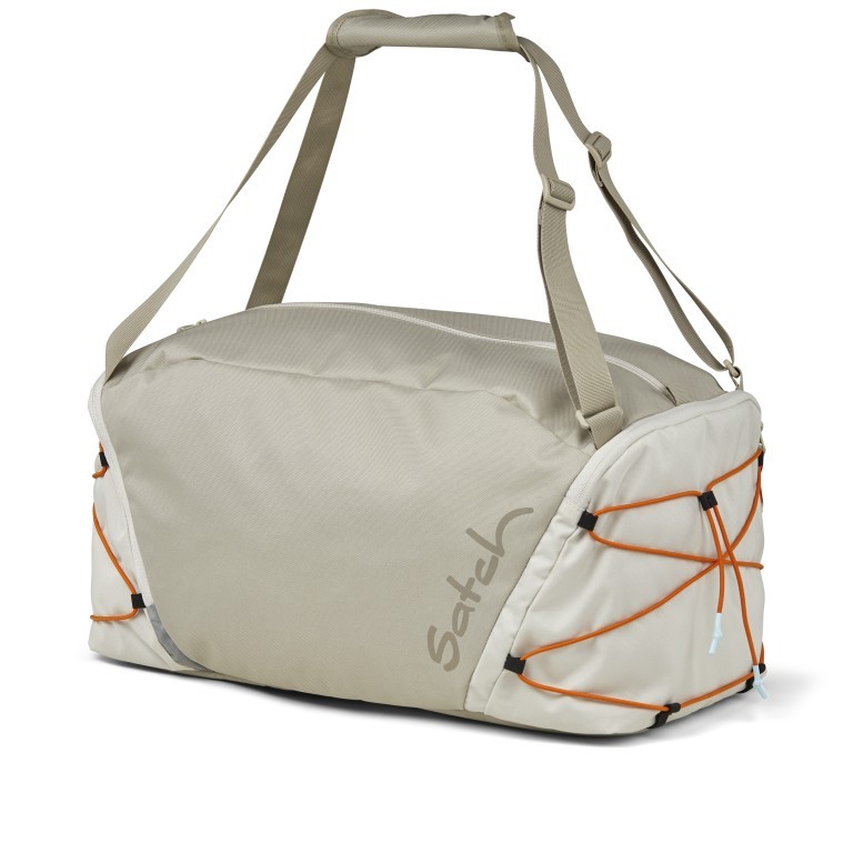 Sporttasche 2025 Sneaker Style auch als Rucksack nutzbar Crossed Sand, Farbe: beige, Marke: Satch, EAN: 4057081204090, Abmessungen in cm: 45x25x25, Bild 1 von 4
