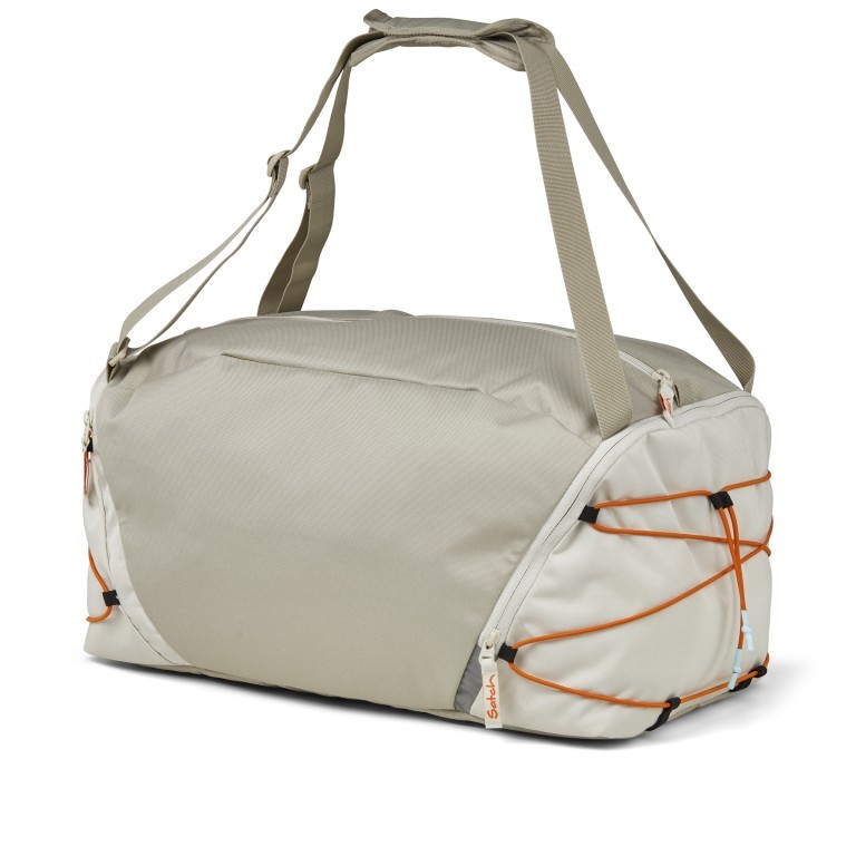 Sporttasche 2025 Sneaker Style auch als Rucksack nutzbar Crossed Sand, Farbe: beige, Marke: Satch, EAN: 4057081204090, Abmessungen in cm: 45x25x25, Bild 2 von 4