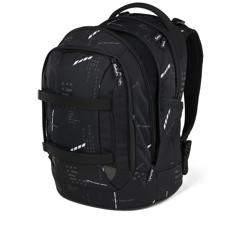 Rucksack Pack 2025 Reflective Style Ninja Matrix, Farbe: schwarz, Marke: Satch, EAN: 4057081202638, Abmessungen in cm: 30x45x27, Bild 9 von 9