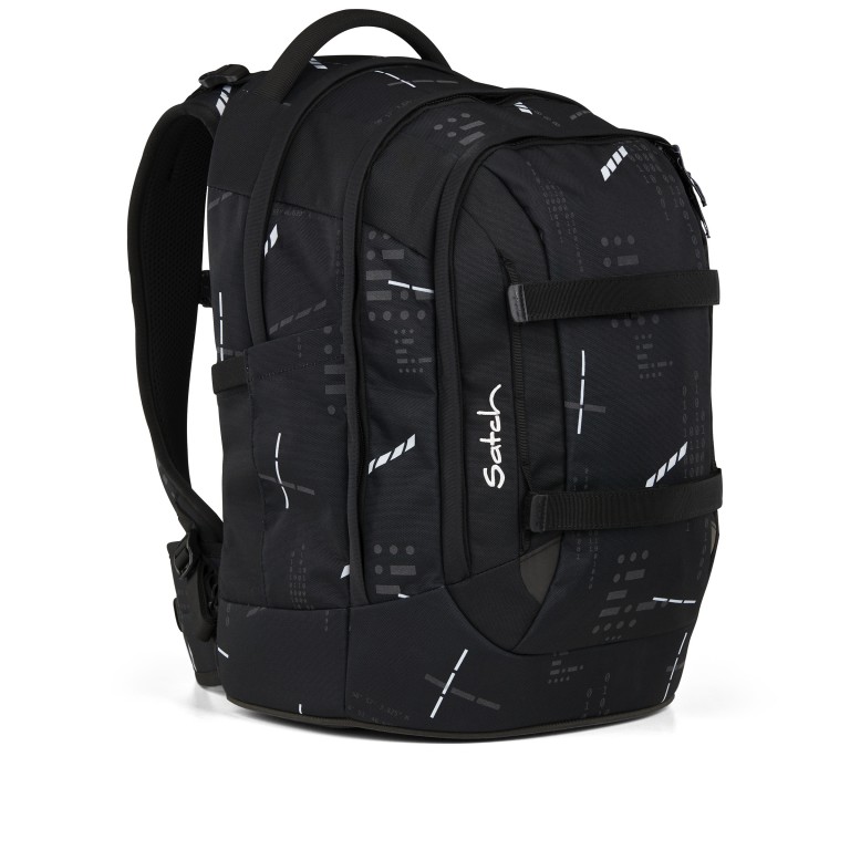 Rucksack Pack 2025 Reflective Style Ninja Matrix, Farbe: schwarz, Marke: Satch, EAN: 4057081202638, Abmessungen in cm: 30x45x27, Bild 4 von 9