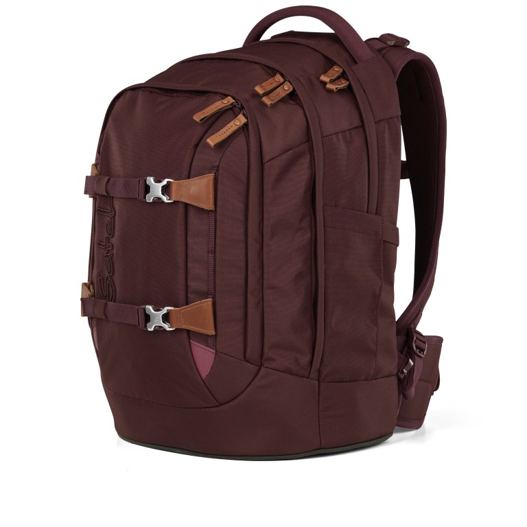 Rucksack Pack 2025 Skandi Style Nordic Ruby, Farbe: rot/weinrot, Marke: Satch, EAN: 4057081202829, Abmessungen in cm: 30x45x27, Bild 7 von 10