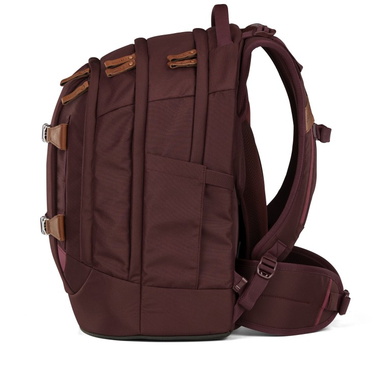 Rucksack Pack 2025 Skandi Style Nordic Ruby, Farbe: rot/weinrot, Marke: Satch, EAN: 4057081202829, Abmessungen in cm: 30x45x27, Bild 6 von 10