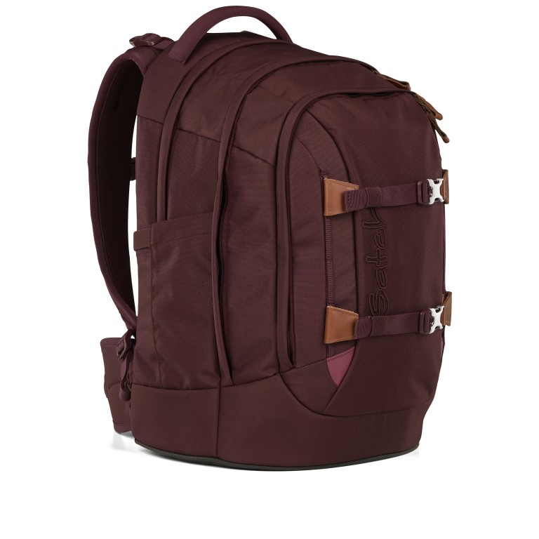 Rucksack Pack 2025 Skandi Style Nordic Ruby, Farbe: rot/weinrot, Marke: Satch, EAN: 4057081202829, Abmessungen in cm: 30x45x27, Bild 3 von 10