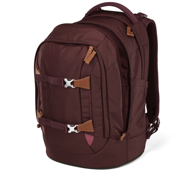 Rucksack Pack 2025 Skandi Style Nordic Ruby, Farbe: rot/weinrot, Marke: Satch, EAN: 4057081202829, Abmessungen in cm: 30x45x27, Bild 8 von 10