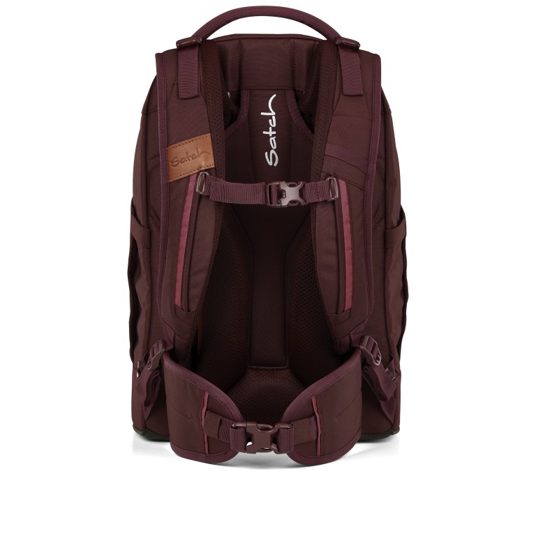Rucksack Pack 2025 Skandi Style Nordic Ruby, Farbe: rot/weinrot, Marke: Satch, EAN: 4057081202829, Abmessungen in cm: 30x45x27, Bild 5 von 10