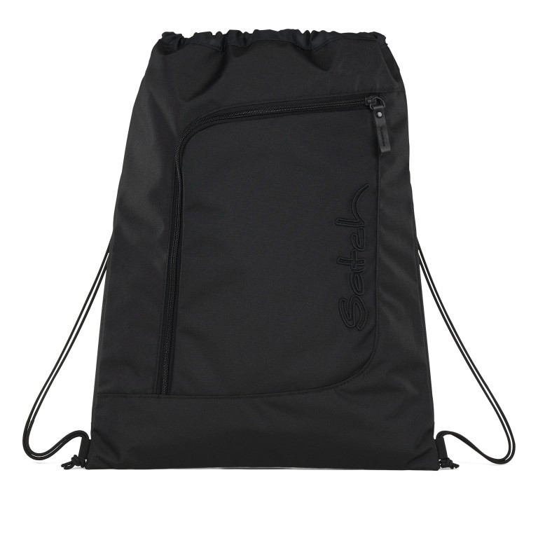 Sportbeutel Skandi Style Nordic Black, Farbe: schwarz, Marke: Satch, EAN: 4057081203758, Abmessungen in cm: 33x44x1, Bild 1 von 4