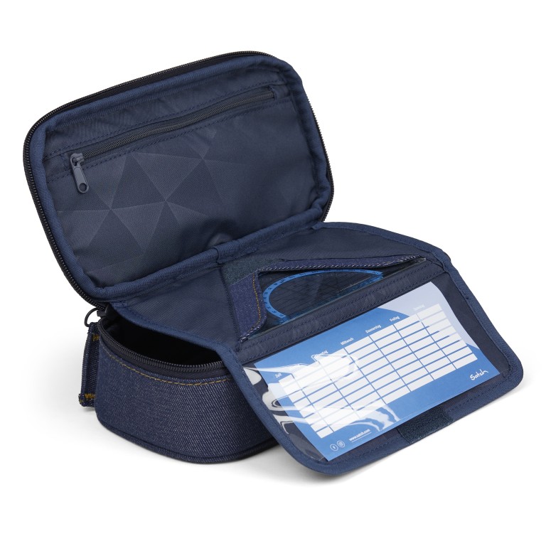 Rucksack Pack 2025 Next Denim Special Edition Set dreiteilig Denim Blue, Farbe: blau/petrol, Marke: Satch, EAN: 4057081211265, Abmessungen in cm: 30x45x27, Bild 16 von 16