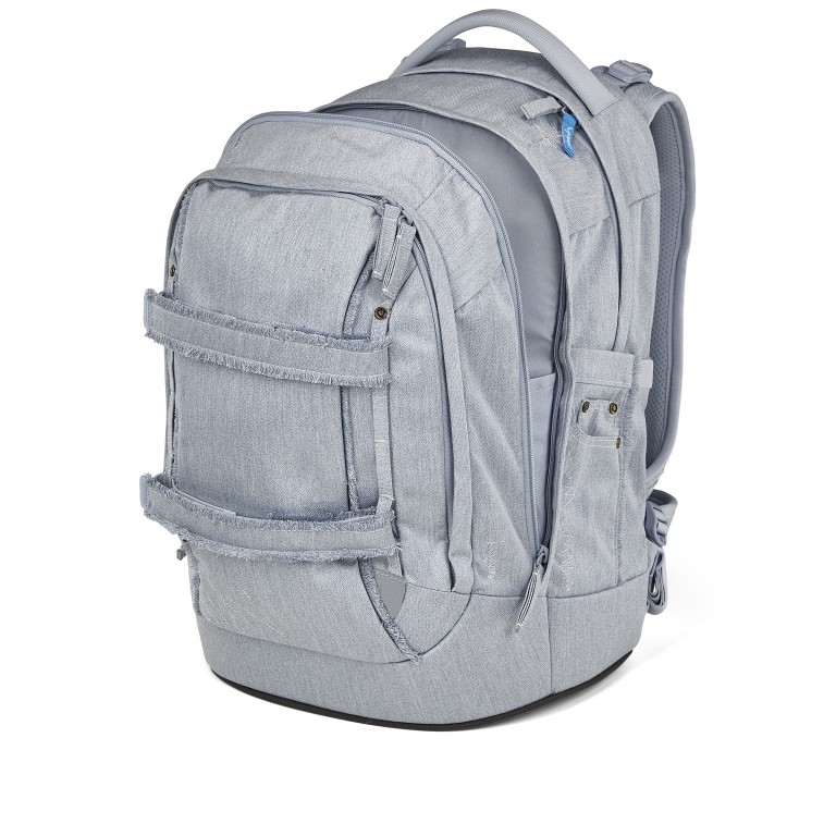 Rucksack Pack 2025 Next Denim Special Edition Set dreiteilig Washed Blue, Farbe: blau/petrol, Marke: Satch, EAN: 4057081211272, Abmessungen in cm: 30x45x27, Bild 9 von 16