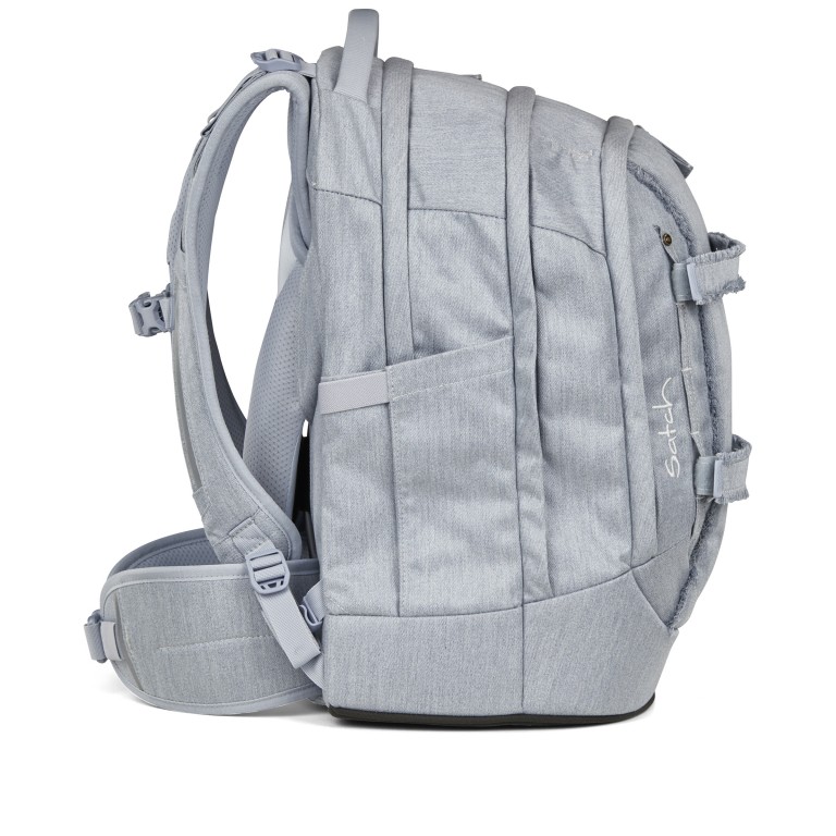Rucksack Pack 2025 Next Denim Special Edition Set dreiteilig Washed Blue, Farbe: blau/petrol, Marke: Satch, EAN: 4057081211272, Abmessungen in cm: 30x45x27, Bild 5 von 16