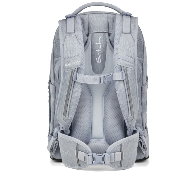 Rucksack Pack 2025 Next Denim Special Edition Set dreiteilig Washed Blue, Farbe: blau/petrol, Marke: Satch, EAN: 4057081211272, Abmessungen in cm: 30x45x27, Bild 6 von 16