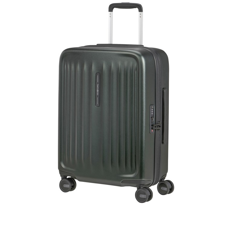 Koffer Fyrm Spinner 55 erweiterbar Deep Green, Farbe: grün/oliv, Marke: Samsonite, EAN: 5400520326072, Abmessungen in cm: 40x55x20, Bild 2 von 14