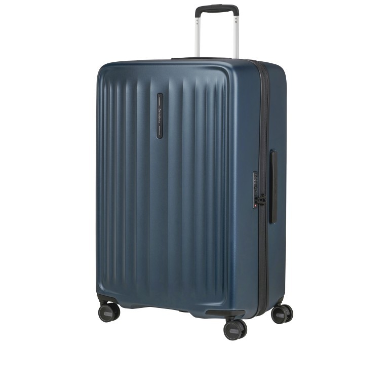 Koffer Fyrm Spinner 77 erweiterbar Steel Blue, Farbe: blau/petrol, Marke: Samsonite, EAN: 5400520326522, Abmessungen in cm: 50x77x31.5, Bild 2 von 13
