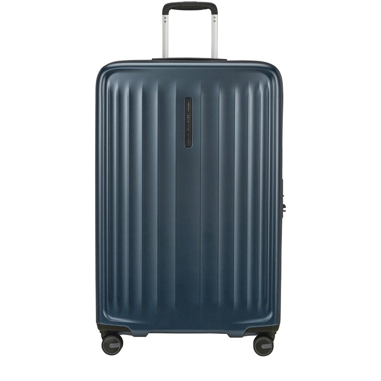 Koffer Fyrm Spinner 77 erweiterbar Steel Blue, Farbe: blau/petrol, Marke: Samsonite, EAN: 5400520326522, Abmessungen in cm: 50x77x31.5, Bild 1 von 13