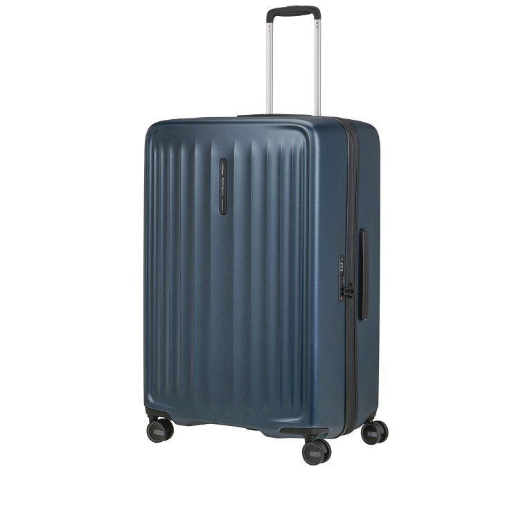 Koffer Fyrm Spinner 77 erweiterbar Steel Blue, Farbe: blau/petrol, Marke: Samsonite, EAN: 5400520326522, Abmessungen in cm: 50x77x31.5, Bild 3 von 13