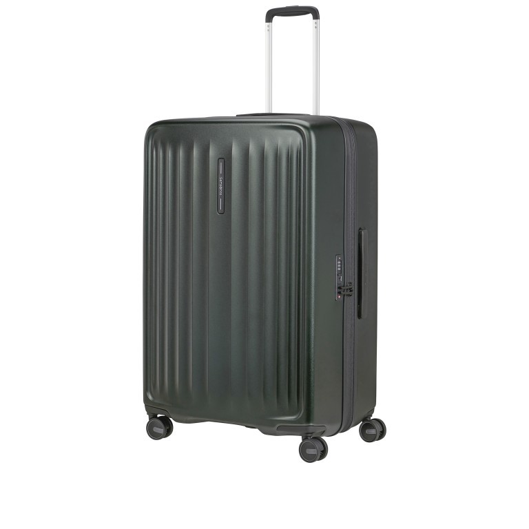 Koffer Fyrm Spinner 77 erweiterbar Deep Green, Farbe: grün/oliv, Marke: Samsonite, EAN: 5400520326539, Abmessungen in cm: 50x77x31.5, Bild 3 von 13