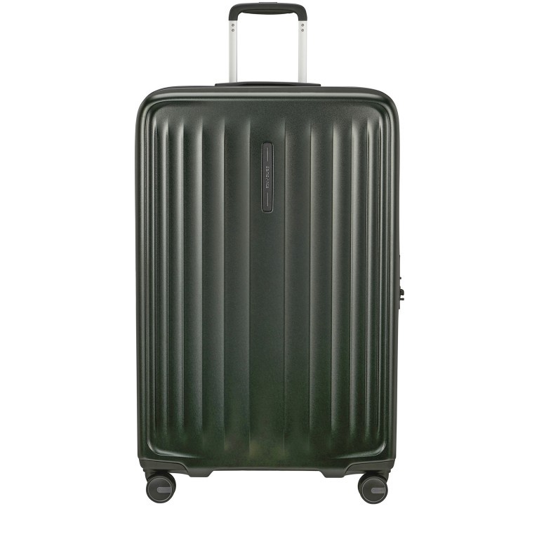 Koffer Fyrm Spinner 77 erweiterbar Deep Green, Farbe: grün/oliv, Marke: Samsonite, EAN: 5400520326539, Abmessungen in cm: 50x77x31.5, Bild 1 von 13
