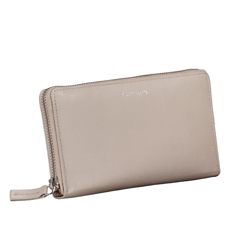 Geldbörse Luise 453 mit RFID-Schutz Taupe, Farbe: taupe/khaki, Marke: Flanigan, EAN: 4066727008176, Abmessungen in cm: 18.5x10.5x2.5, Bild 2 von 4