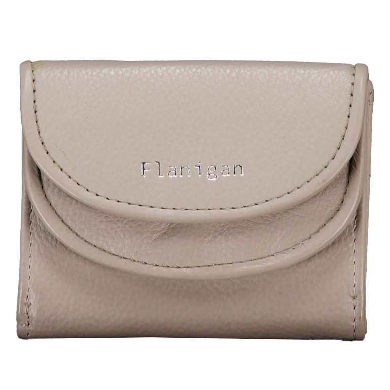 Geldbörse Luise 457 mit RFID-Schutz Taupe, Farbe: taupe/khaki, Marke: Flanigan, EAN: 4066727008206, Abmessungen in cm: 10x8x2.5, Bild 1 von 5