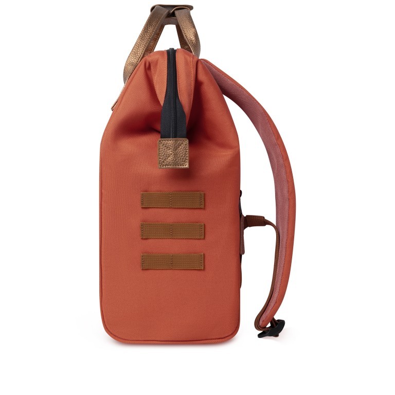 Rucksack Adventurer Medium Bogota mit zwei auswechselbaren Vortaschen Koralle, Farbe: orange, Marke: Cabaia, EAN: 3701328303886, Abmessungen in cm: 27x41x16, Bild 5 von 10
