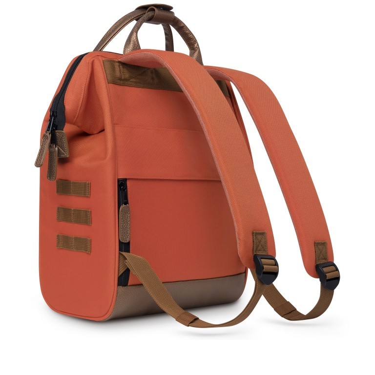 Rucksack Adventurer Medium Bogota mit zwei auswechselbaren Vortaschen Koralle, Farbe: orange, Marke: Cabaia, EAN: 3701328303886, Abmessungen in cm: 27x41x16, Bild 6 von 10