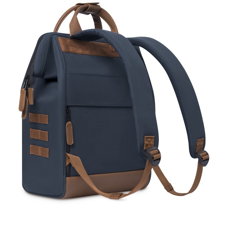 Rucksack Adventurer Medium Chicago mit zwei auswechselbaren Vortaschen Navy, Farbe: blau/petrol, Marke: Cabaia, EAN: 3701328319450, Abmessungen in cm: 27x41x16, Bild 6 von 10