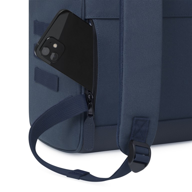 Rucksack Adventurer Medium Reykjavik mit zwei auswechselbaren Vortaschen Dunkelblau, Farbe: blau/petrol, Marke: Cabaia, EAN: 3701328303374, Abmessungen in cm: 27x41x16, Bild 10 von 10