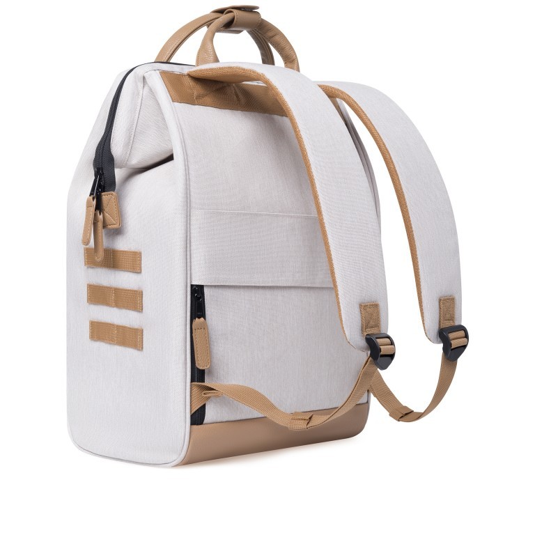 Rucksack Adventurer Large Arequipa mit zwei auswechselbaren Vortaschen Beige, Farbe: beige, Marke: Cabaia, EAN: 3701328388869, Abmessungen in cm: 29x46x17, Bild 6 von 10