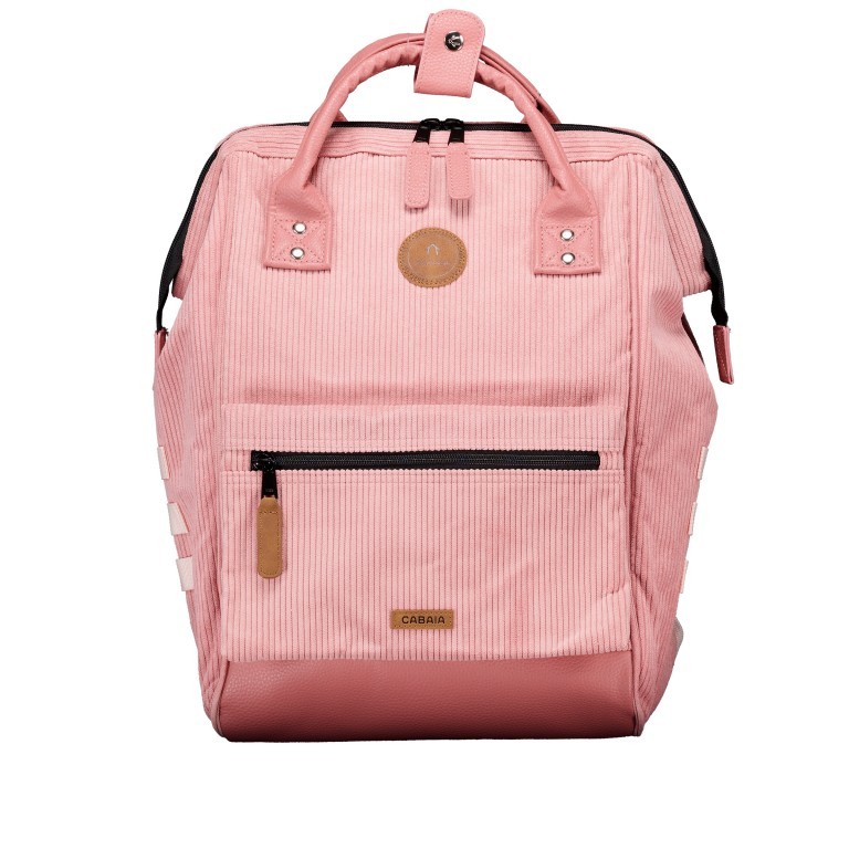 Rucksack Adventurer Medium mit zwei auswechselbaren Vortaschen Gold Coast, Farbe: rosa/pink, Marke: Cabaia, EAN: 3701328399438, Abmessungen in cm: 27x41x16, Bild 2 von 10