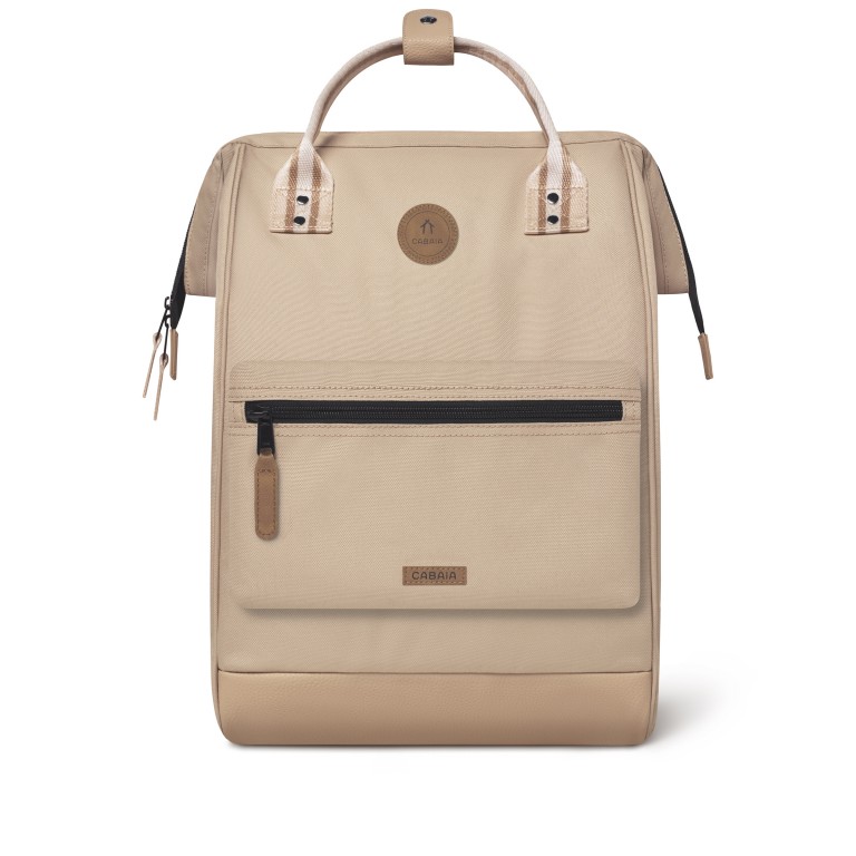 Rucksack Adventurer Large Lobito mit zwei auswechselbaren Vortaschen Beige, Farbe: beige, Marke: Cabaia, EAN: 3667022008604, Abmessungen in cm: 29x46x17, Bild 3 von 11
