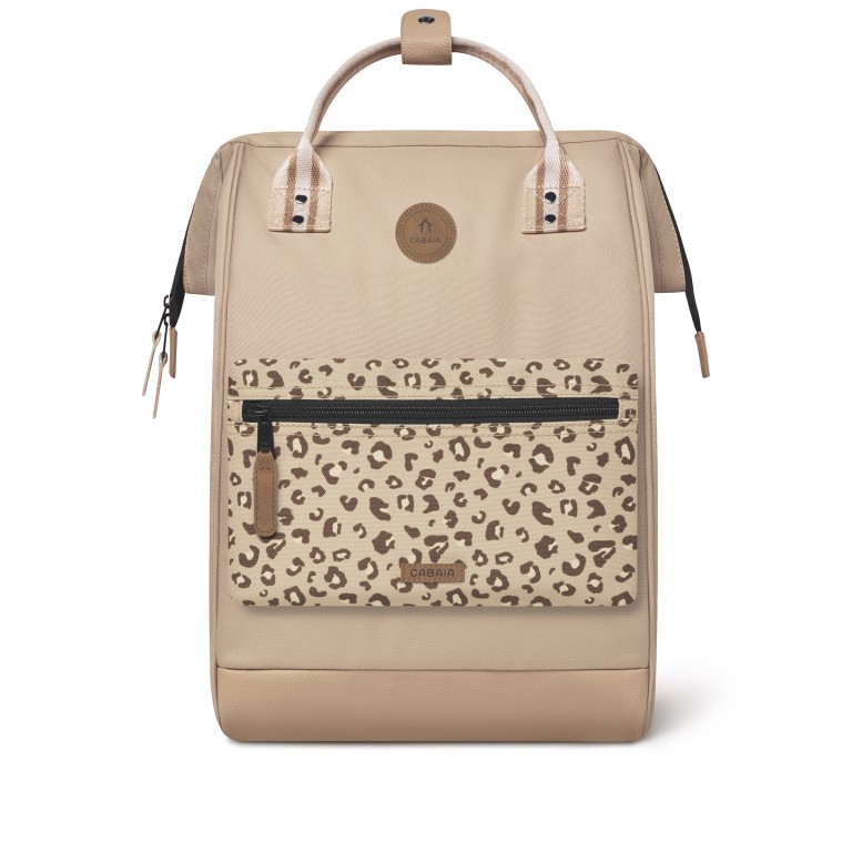 Rucksack Adventurer Large Lobito mit zwei auswechselbaren Vortaschen Beige, Farbe: beige, Marke: Cabaia, EAN: 3667022008604, Abmessungen in cm: 29x46x17, Bild 2 von 11