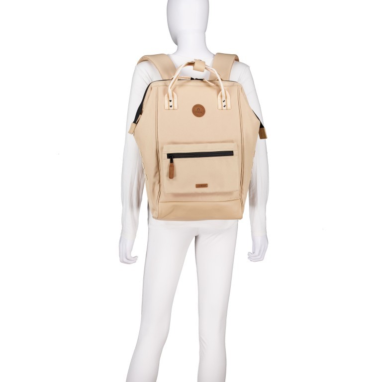 Rucksack Adventurer Large Lobito mit zwei auswechselbaren Vortaschen Beige, Farbe: beige, Marke: Cabaia, EAN: 3667022008604, Abmessungen in cm: 29x46x17, Bild 7 von 11