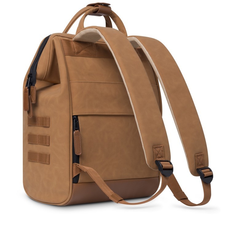 Rucksack Adventurer Medium Moscow mit zwei auswechselbaren Vortaschen Camel, Farbe: cognac, Marke: Cabaia, EAN: 3701328351306, Abmessungen in cm: 27x41x16, Bild 6 von 10