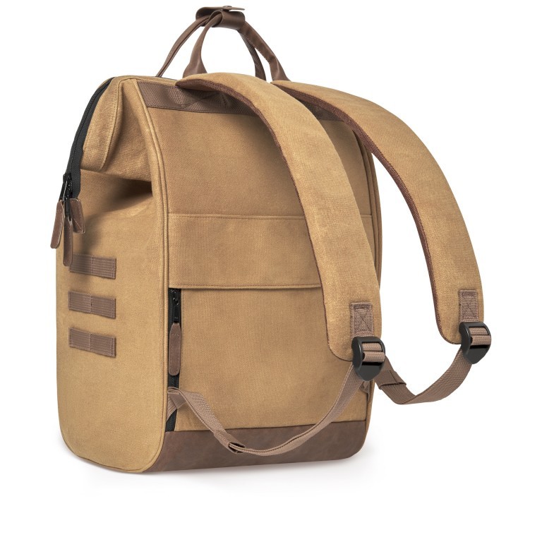 Rucksack Adventurer Large Colombo mit zwei auswechselbaren Vortaschen Camel, Farbe: cognac, Marke: Cabaia, EAN: 3701328399957, Abmessungen in cm: 29x49x17, Bild 6 von 9
