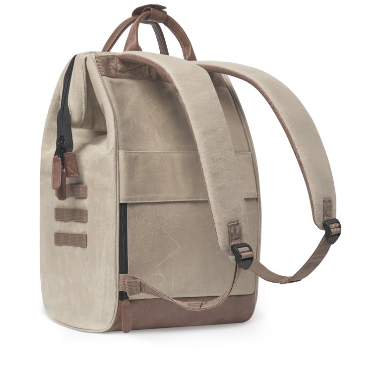 Rucksack Adventurer Large Rabat mit zwei auswechselbaren Vortaschen Hellbraun, Farbe: braun, Marke: Cabaia, EAN: 3667022008369, Abmessungen in cm: 29x49x17, Bild 6 von 9
