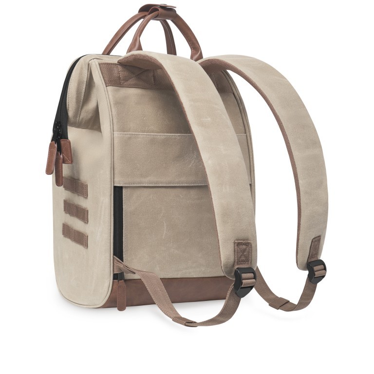 Rucksack Adventurer Medium Rabat mit zwei auswechselbaren Vortaschen Hellbraun, Farbe: braun, Marke: Cabaia, EAN: 3667022007768, Abmessungen in cm: 27x41x16, Bild 6 von 12