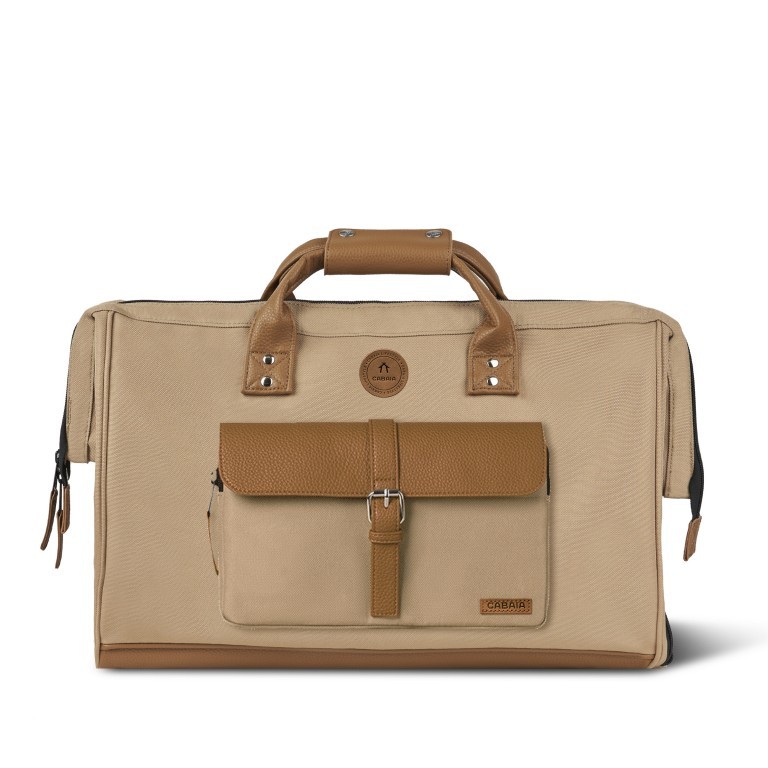 Reisetasche / Rucksack Duffle Essentials Small Kuala Lumpur Camel, Farbe: cognac, Marke: Cabaia, EAN: 3701328373124, Abmessungen in cm: 45x30x29, Bild 3 von 11