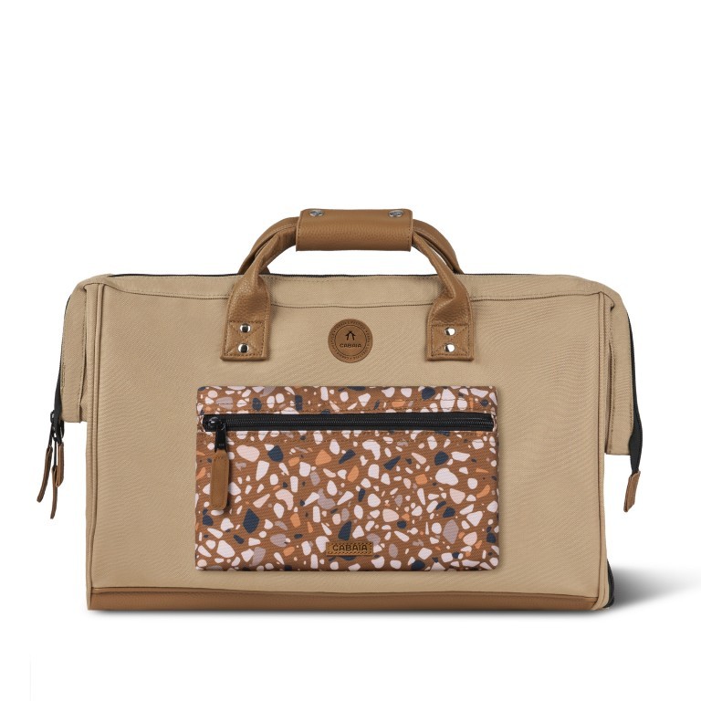 Reisetasche / Rucksack Duffle Essentials Small Kuala Lumpur Camel, Farbe: cognac, Marke: Cabaia, EAN: 3701328373124, Abmessungen in cm: 45x30x29, Bild 2 von 11