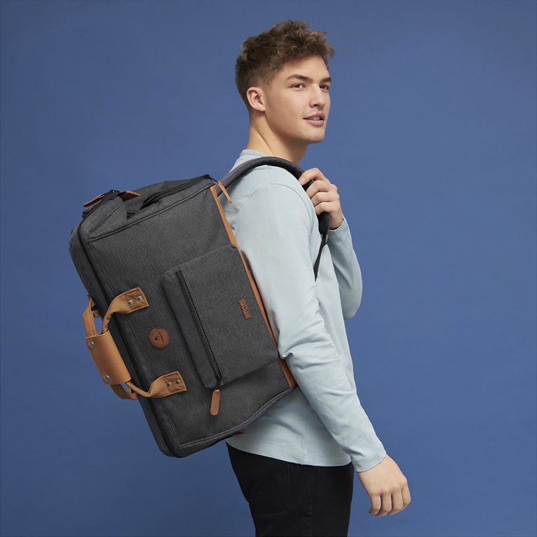 Reisetasche / Rucksack Duffle Essentials Small Londres Anthra, Farbe: anthrazit, Marke: Cabaia, EAN: 3701328317180, Abmessungen in cm: 45x30x29, Bild 5 von 11