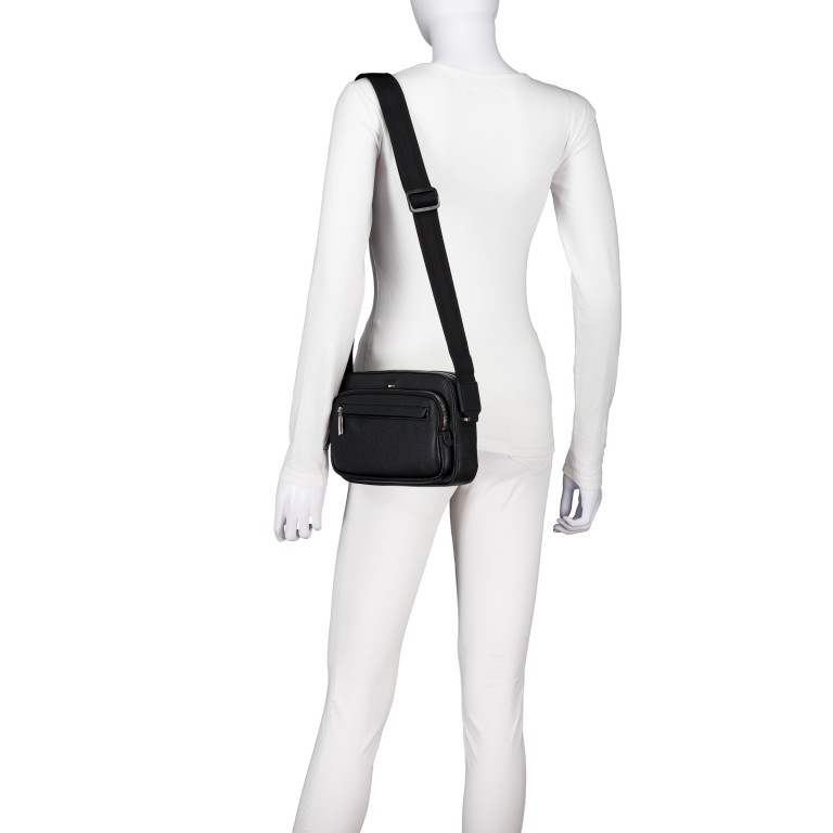 Umhängetasche Ray EW Pocket Black, Farbe: schwarz, Marke: BOSS, EAN: 4063546938042, Abmessungen in cm: 24x15.5x7, Bild 4 von 6