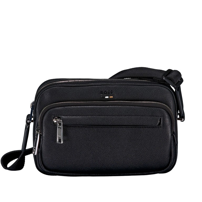 Umhängetasche Ray EW Pocket Black, Farbe: schwarz, Marke: BOSS, EAN: 4063546938042, Abmessungen in cm: 24x15.5x7, Bild 1 von 6