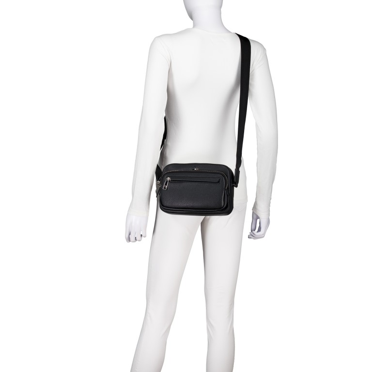 Umhängetasche Ray EW Pocket Black, Farbe: schwarz, Marke: BOSS, EAN: 4063546938042, Abmessungen in cm: 24x15.5x7, Bild 5 von 6