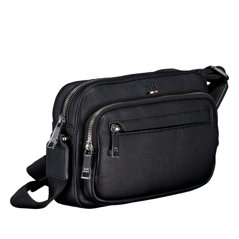 Umhängetasche Ray EW Pocket Black, Farbe: schwarz, Marke: BOSS, EAN: 4063546938042, Abmessungen in cm: 24x15.5x7, Bild 2 von 6
