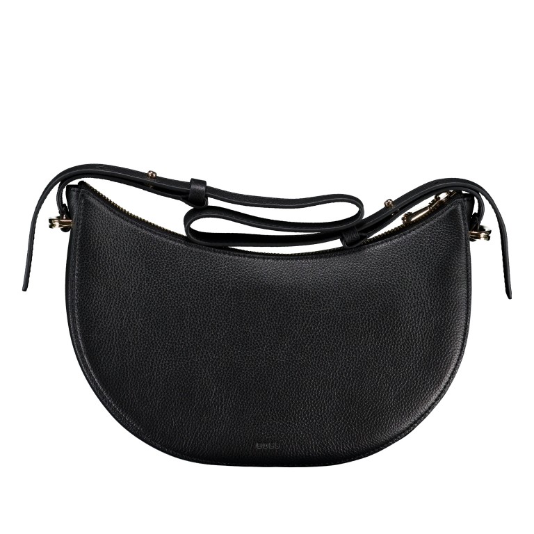 Beuteltasche Boss Beyond Halfmoon Bag Black, Farbe: schwarz, Marke: BOSS, EAN: 4063546747545, Abmessungen in cm: 26.5x19x8.5, Bild 3 von 6