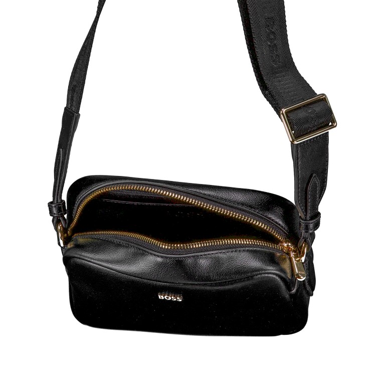 Umhängetasche Sandy Crossbody Black, Farbe: schwarz, Marke: BOSS, EAN: 4063546747880, Abmessungen in cm: 20x13x7, Bild 6 von 6